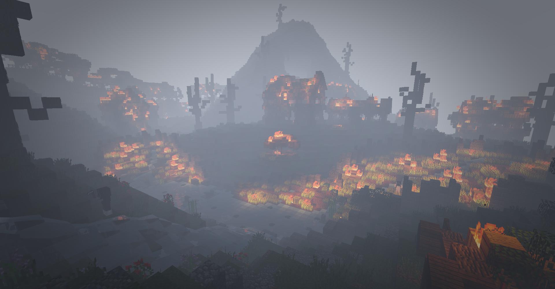 Paisaje de Minecraft Anárquico